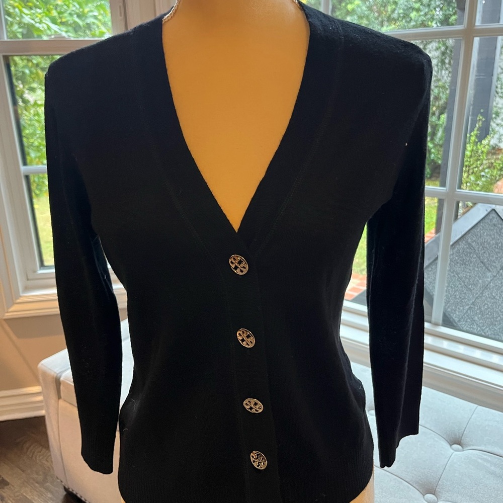 Tory Burch Merino Wool Cardigan